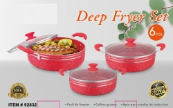 6pcs deep fryer set