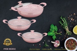 6pcs aluminum wok set